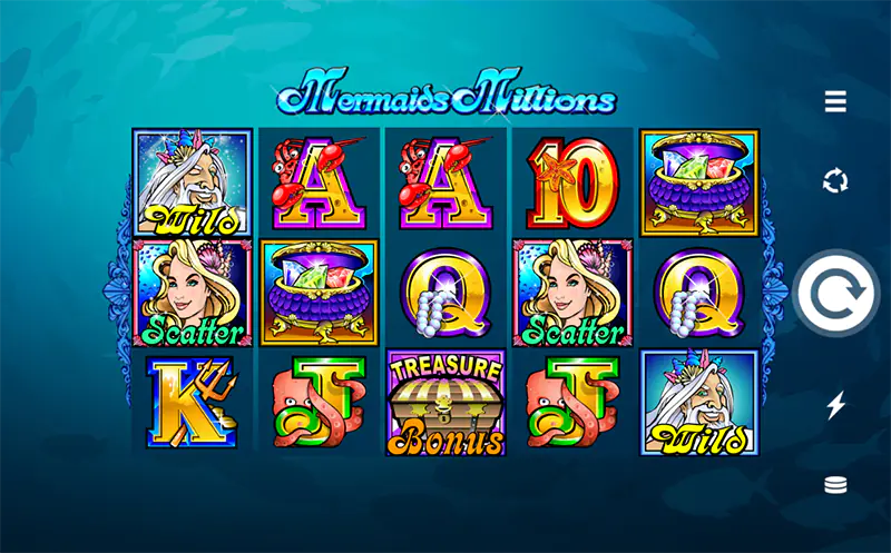 mermaid millions automat