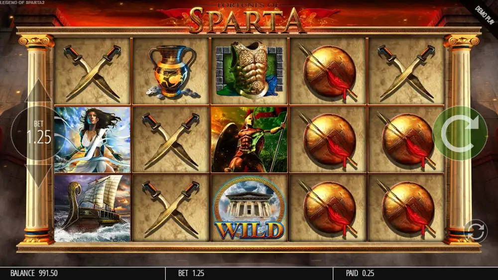 Fortunes of Sparta gra za darmo