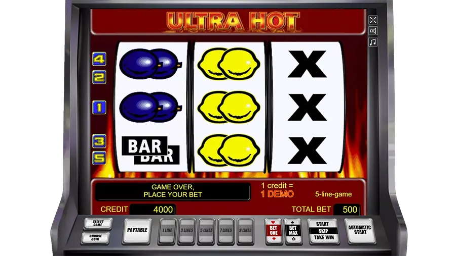 ekran gry Ultra Hot Slot
