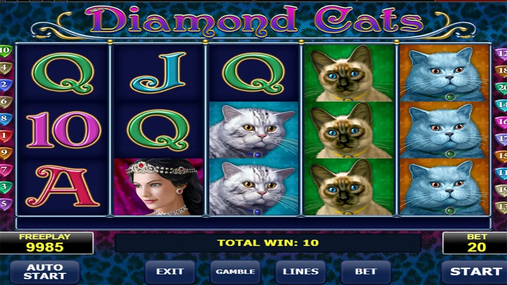 Diamond Cats gra za darmo
