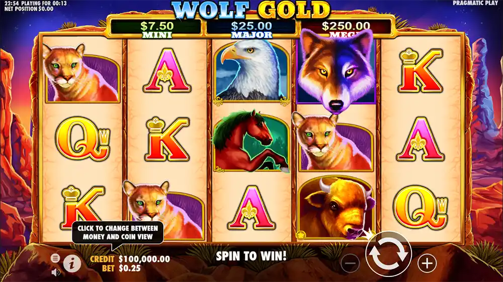 Wolf Gold gra za darmo