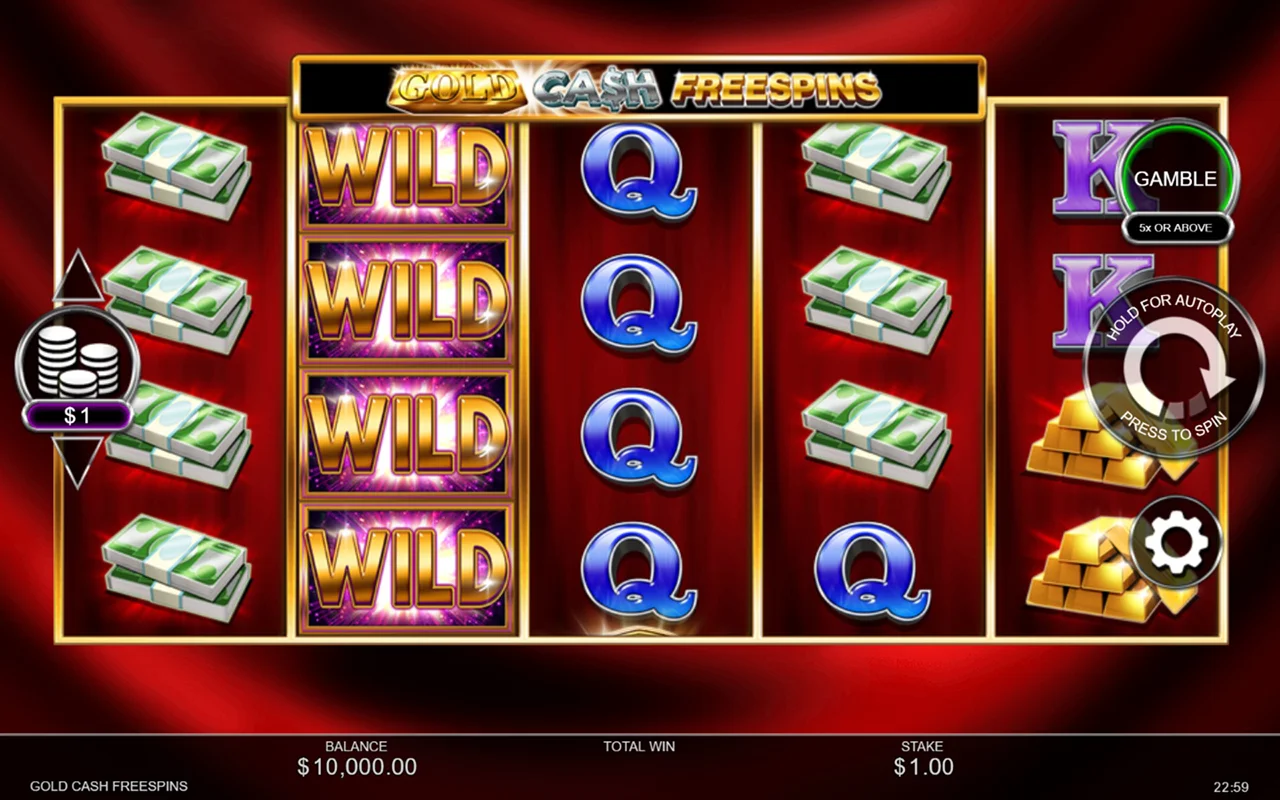 Gold Cash Free Spins gra za darmo