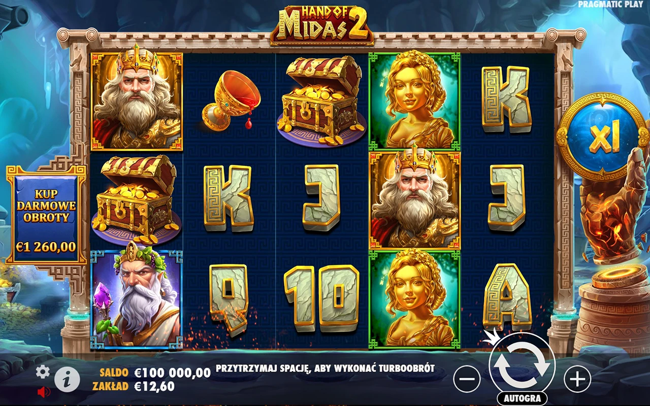 Hand of Midas 2 gra za darmo