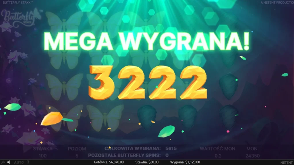 Butterfly Staxx Mega Wygrana