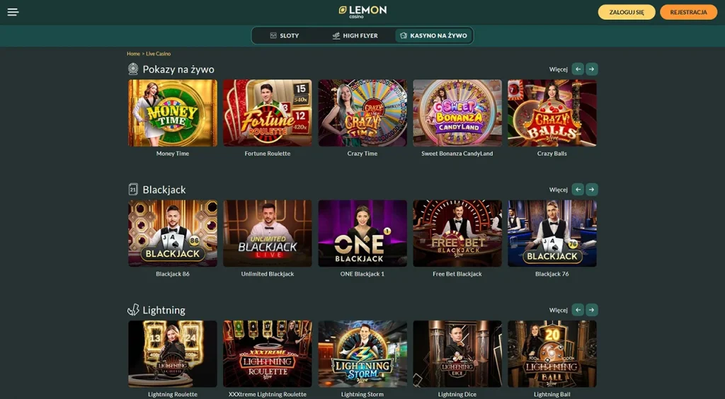 Lemon Casino Z Krupierem Na Zywo Lemon Casino Z Krupierem Na Zywo