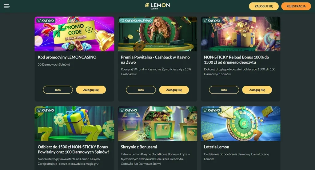 Lemon Casino Promocje Lemon Casino Promocje
