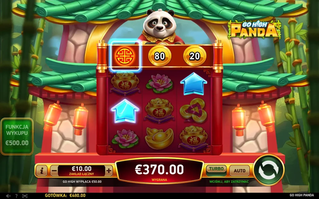 Go High Panda Gra Bonusowa Go High Panda Gra Bonusowa