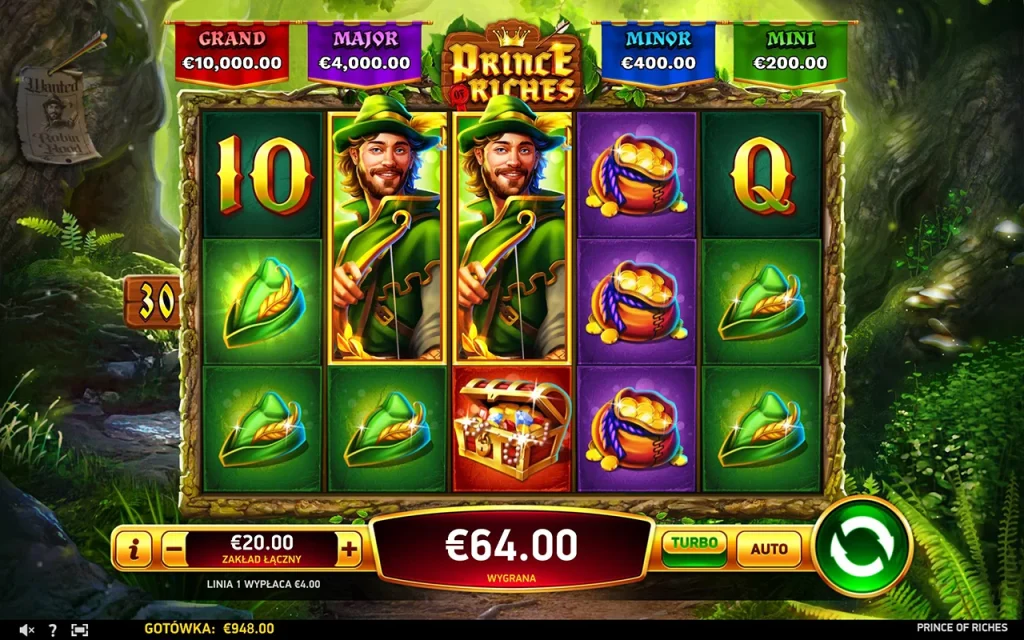 Prince of Riches Wygrana Prince of Riches Wygrana