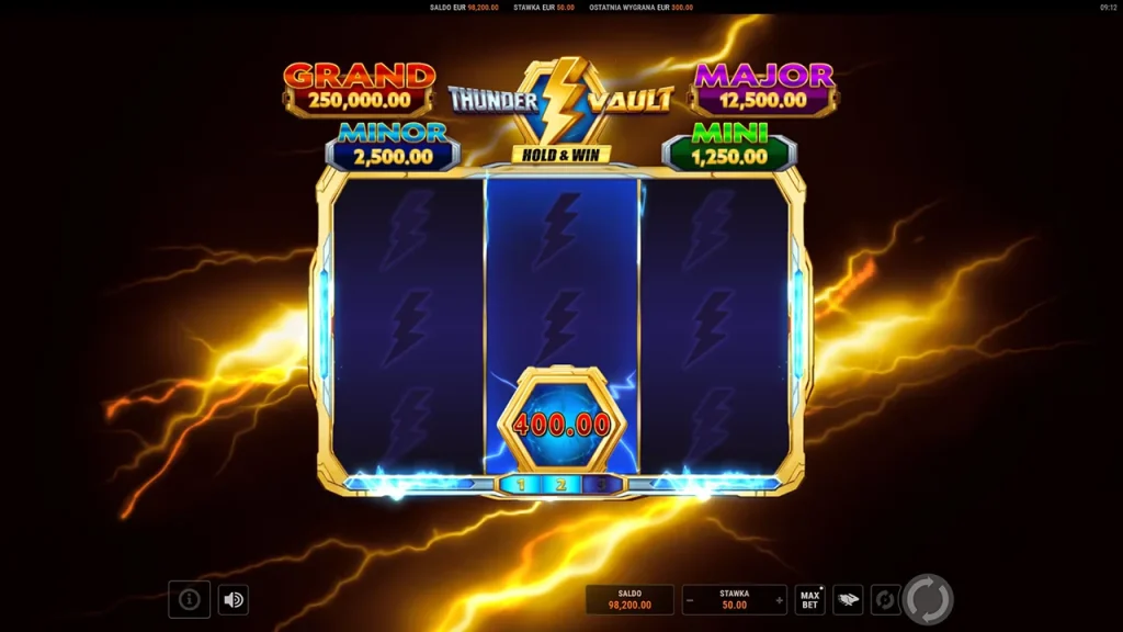 Thunder Vault Hold & Win Gra Bonusowa Thunder Vault Hold & Win Gra Bonusowa