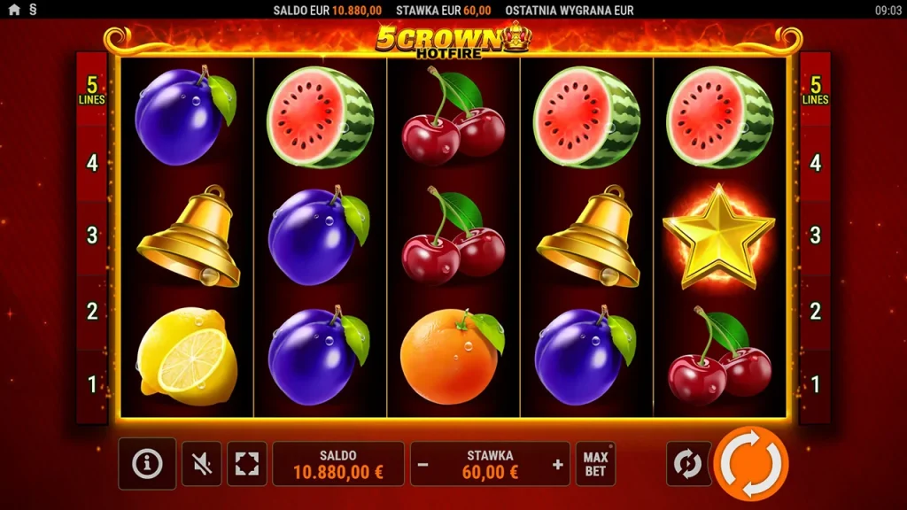 5 Crown Hotfire Darmowa Gra
