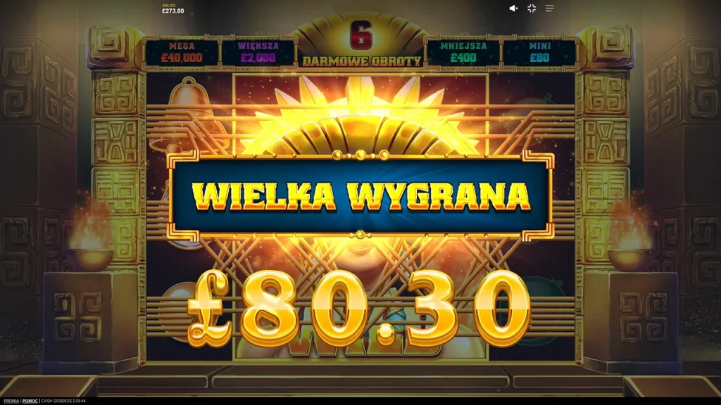 Cash Goddess Wielkie Wygrana