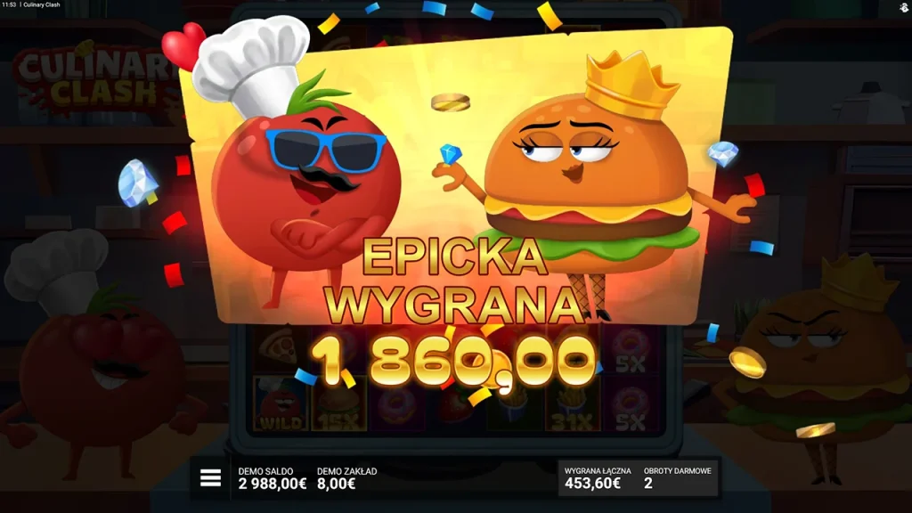 Culinary Clash Epickie Wygrana