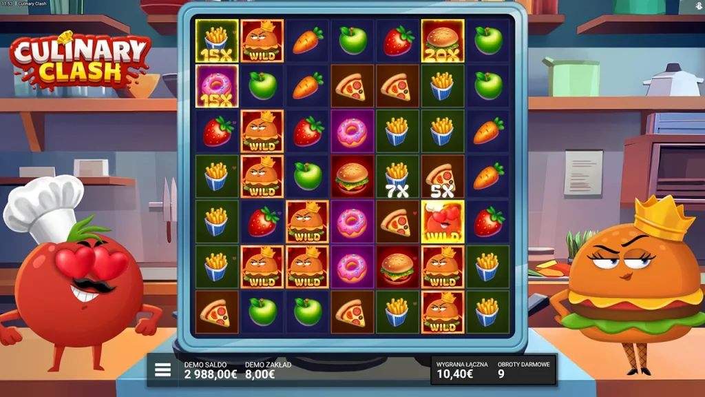 Culinary Clash Darmowe Spiny