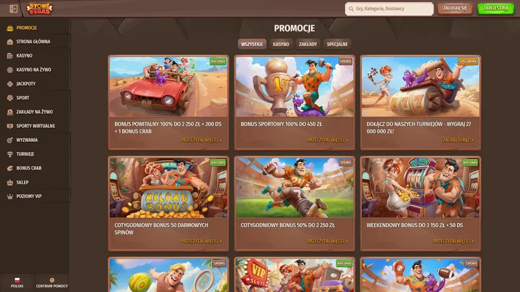 StoneVegas Promocje