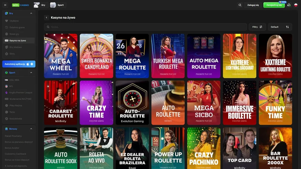 Win.Casino Z Krupierem Na Zywo