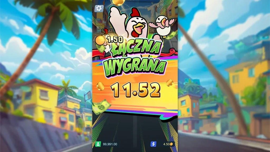 Chicky Run Wygrana