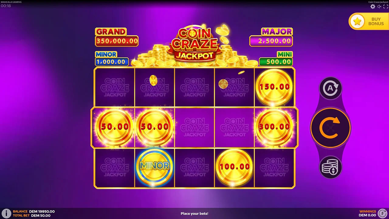 Coin Craze Jackpot demo