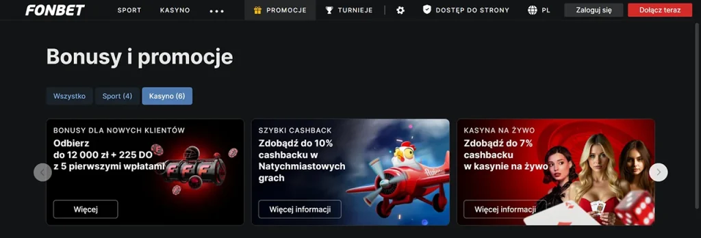 Fonbet Promocje