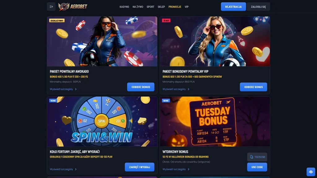 Aerobet Promocje Aerobet Promocje