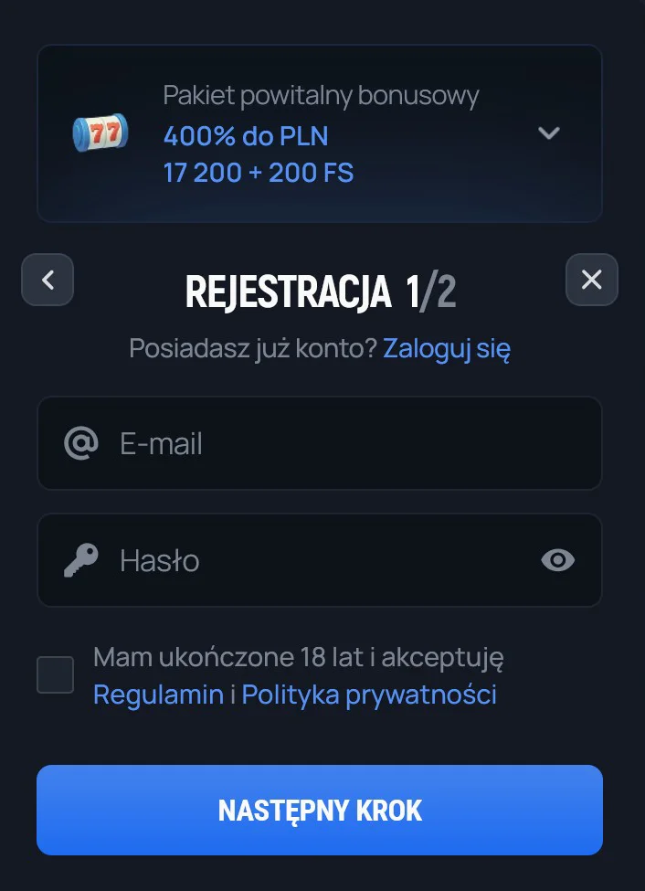 Aerobet Formularz Rejestracyjny Aerobet Formularz Rejestracyjny