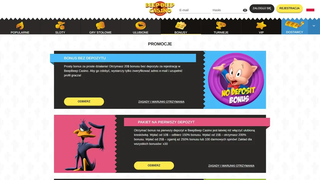 Beep Beep Casino Promocje Beep Beep Casino Promocje