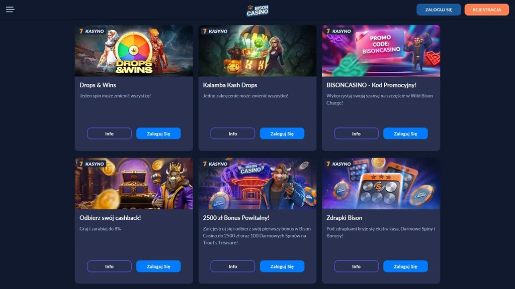 Bison Casino Promocje Bison Casino Promocje