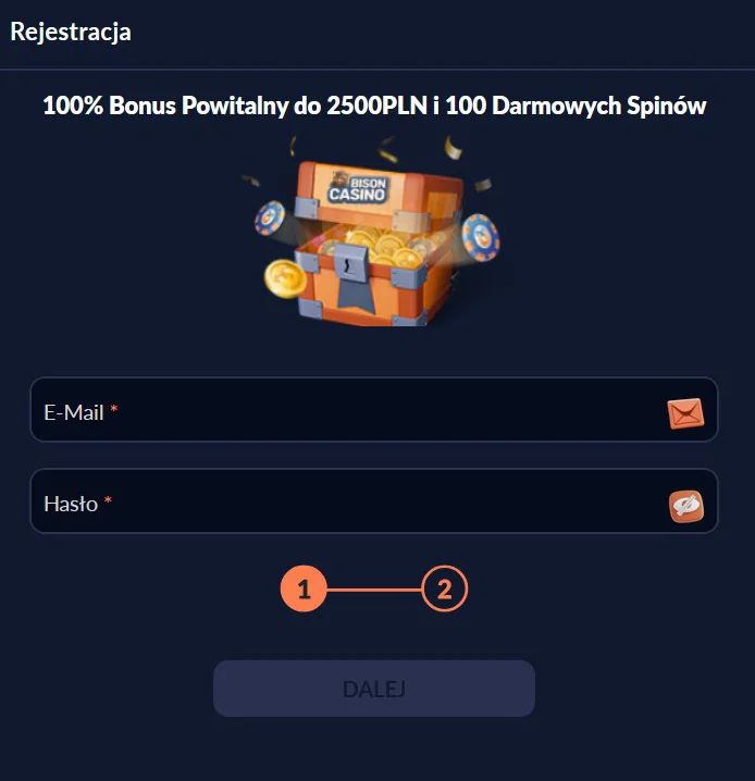 Bison Casino Formularz Rejestracyjny Bison Casino Formularz Rejestracyjny
