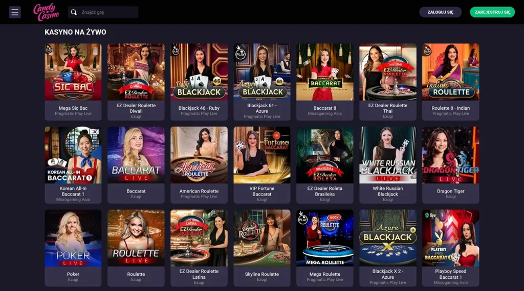 Candy Casino Z Krupierem Na Zywo Candy Casino Z Krupierem Na Zywo