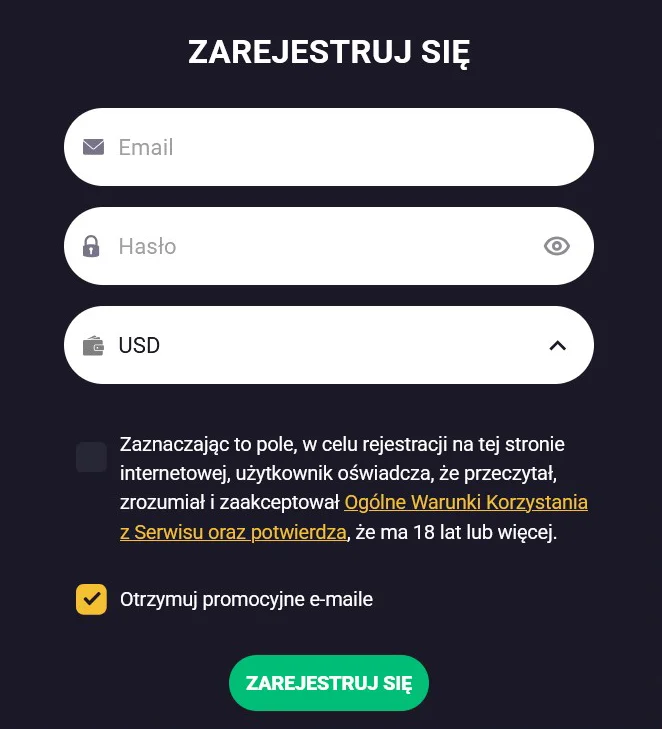 Candy Casino Formularz Rejestracyjny Candy Casino Formularz Rejestracyjny