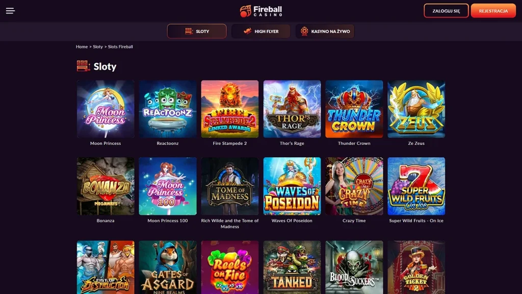 Fireball Casino Gry Fireball Casino Gry