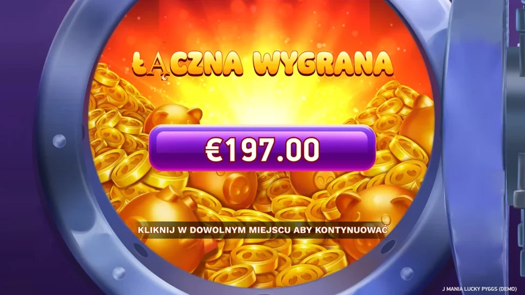J Mania Lucky Pyggs Wygrana J Mania Lucky Pyggs Wygrana