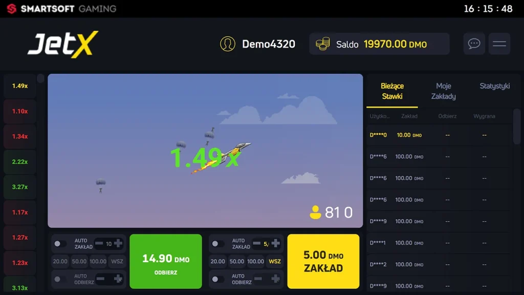 JetX Mnożnik