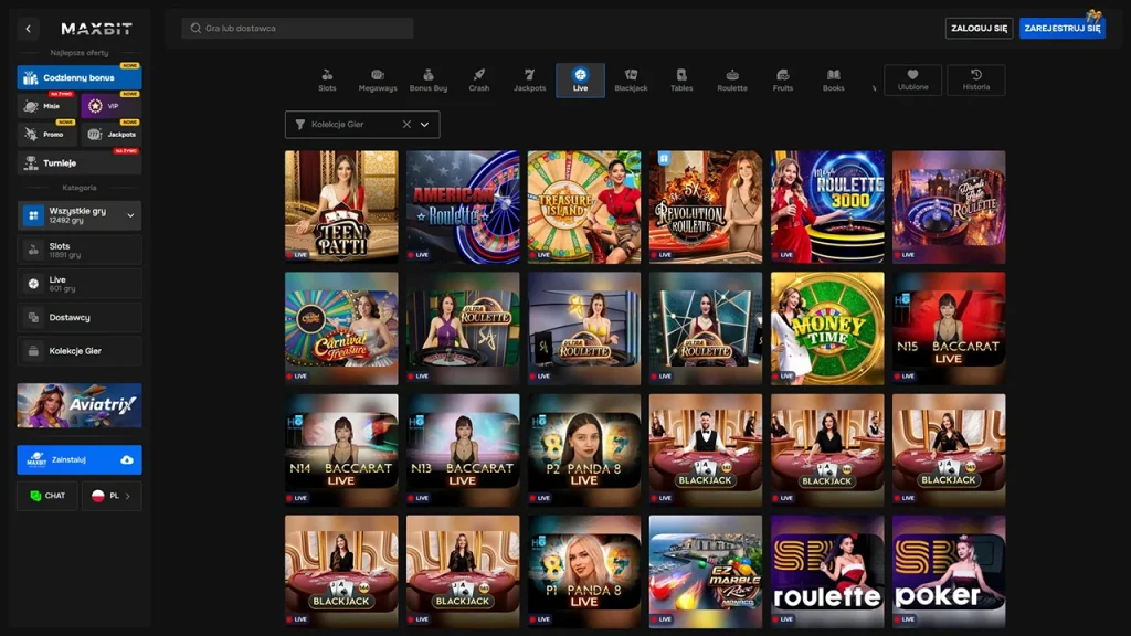 Maxbit Z Krupierem Na Zywo Maxbit Z Krupierem Na Zywo