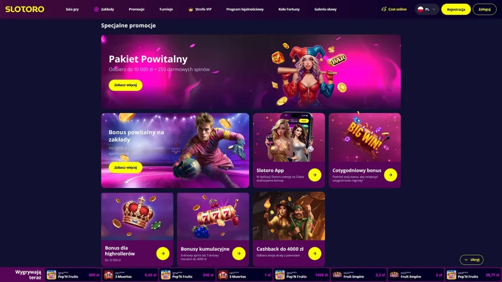 Slotoro Promocje Slotoro Promocje