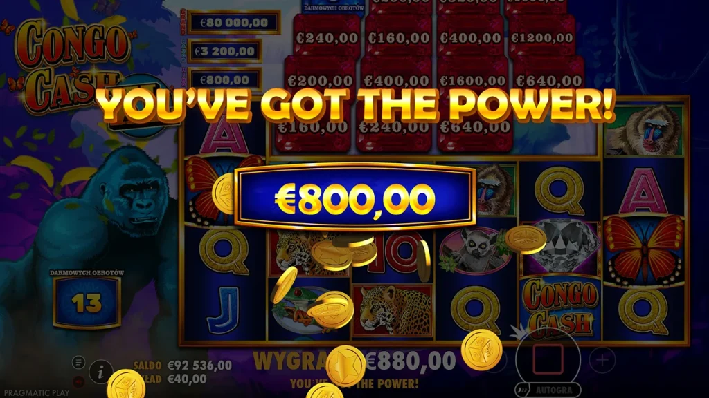 Congo Cash XL Wygrana