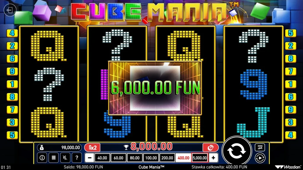 Cube Mania Wygrana Cube Mania Wygrana