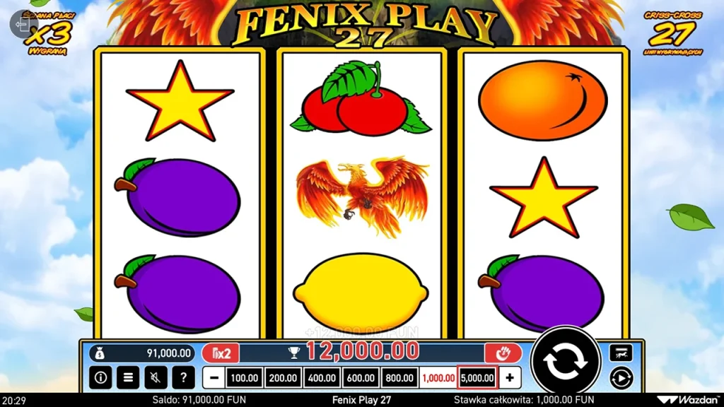 Fenix Play 27 Symbole Specjalne Fenix Play 27 Symbole Specjalne