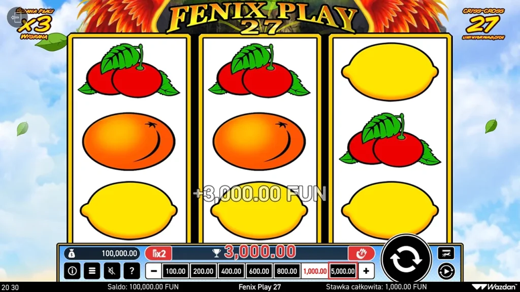 Fenix Play 27 Wygrana Fenix Play 27 Wygrana