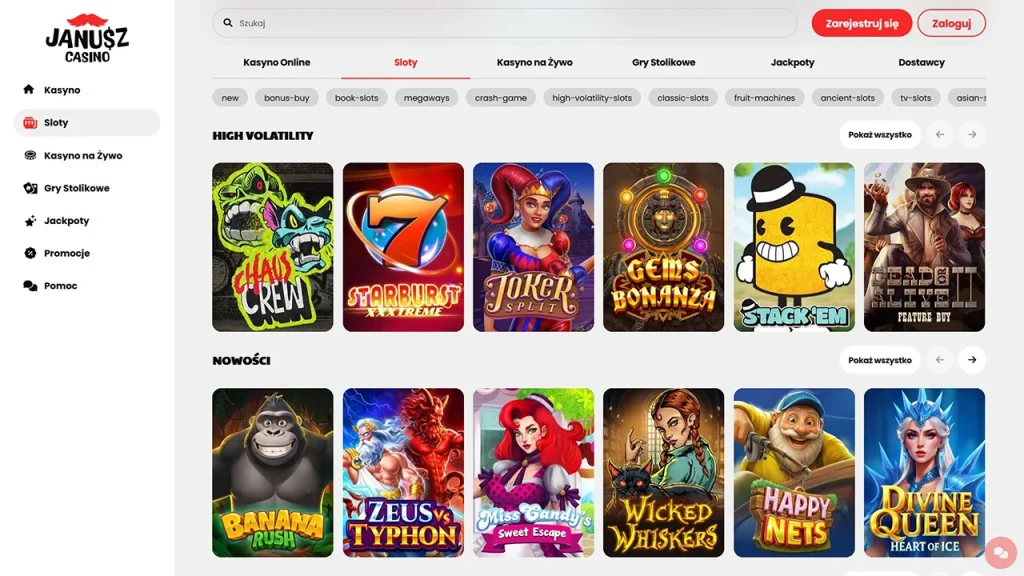 Janusz Casino Gry