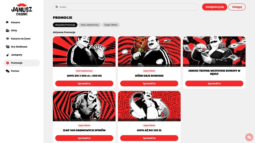 Janusz Casino Promocje