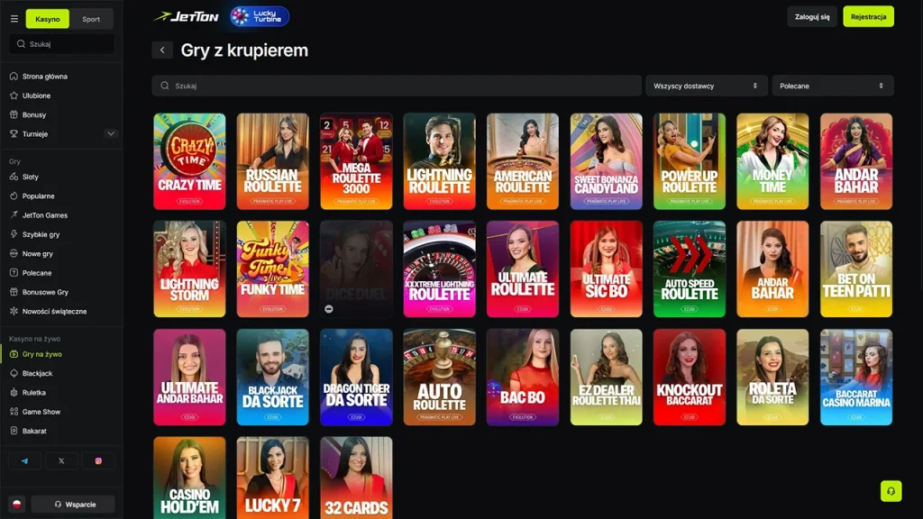 JetTon Z Krupierem Na Zywo JetTon Z Krupierem Na Zywo