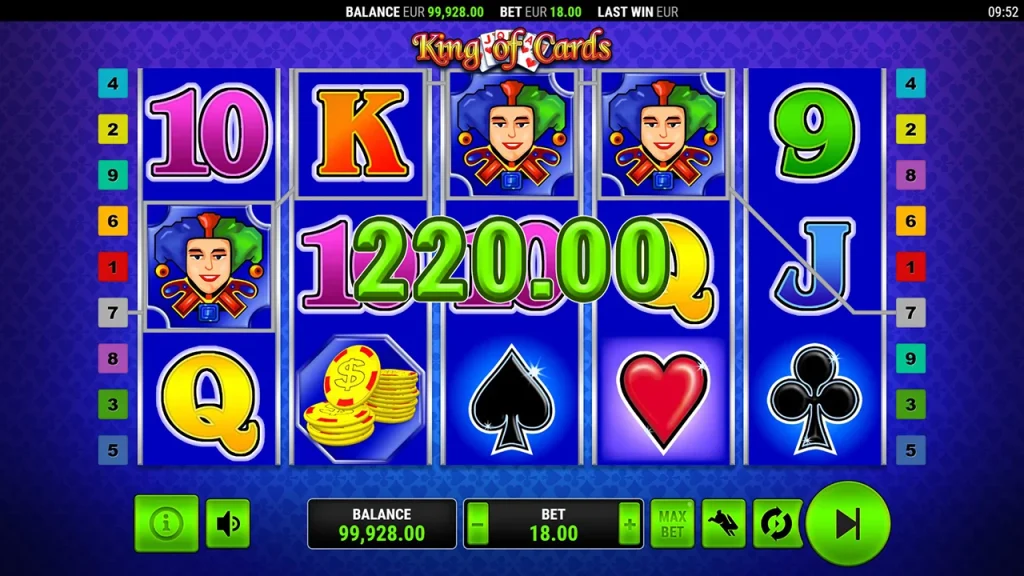 King of Cards Wygrana