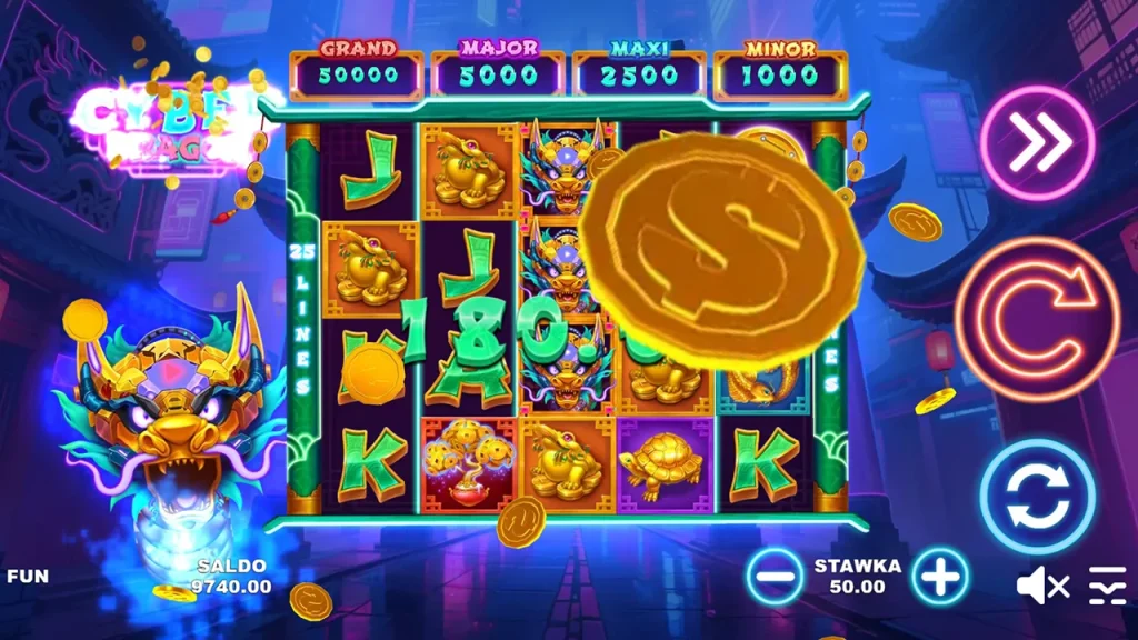 Cyber Dragon Wygrana