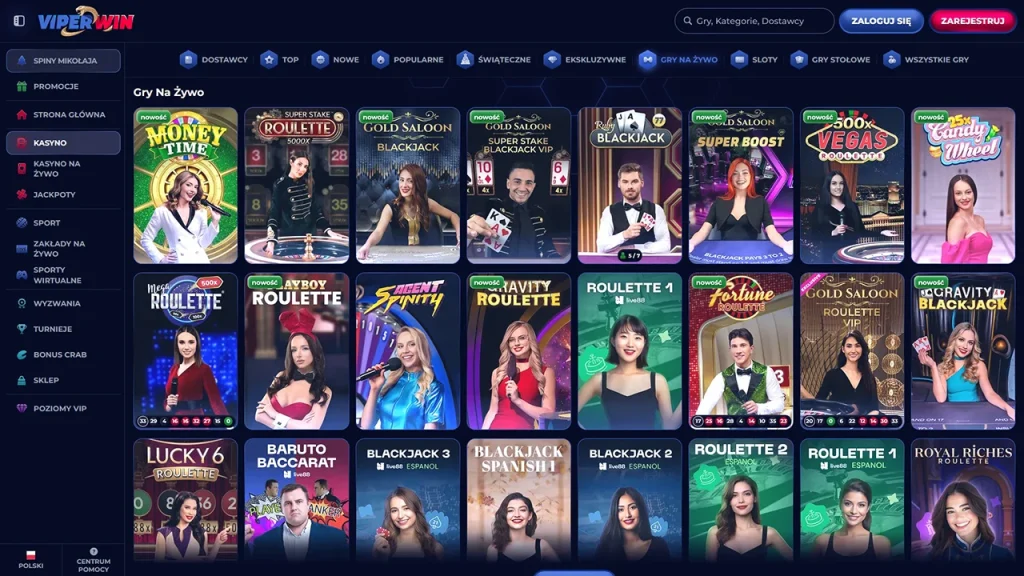 ViperWin Z Krupierem Na Zywo ViperWin Z Krupierem Na Zywo