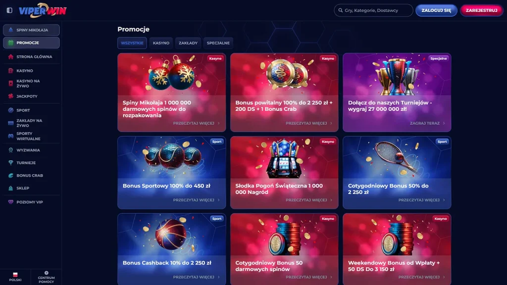 ViperWin Promocje ViperWin Promocje