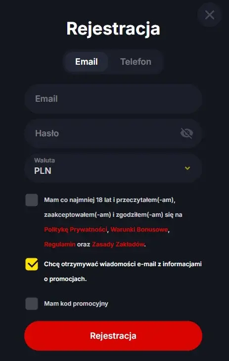 Yep Formularz Rejestracyjny Yep Formularz Rejestracyjny