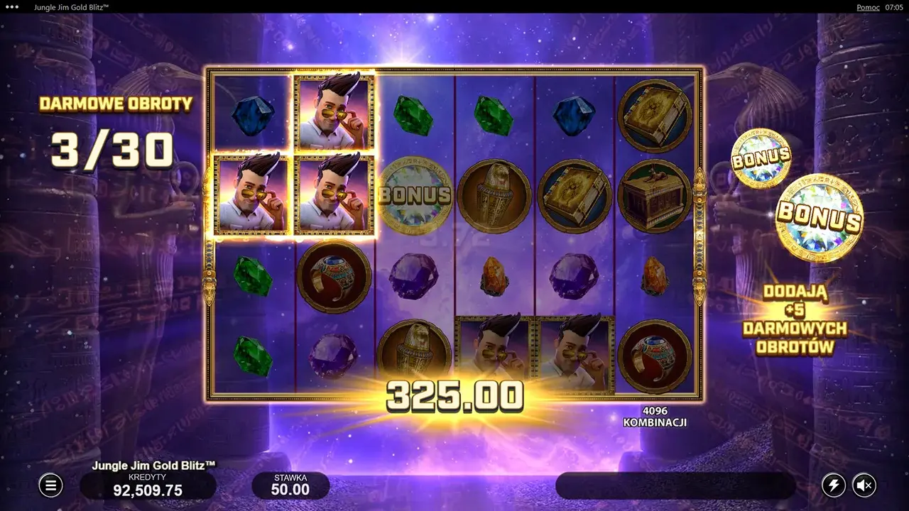 Jungle Jim Gold Blitz Darmowe Spiny