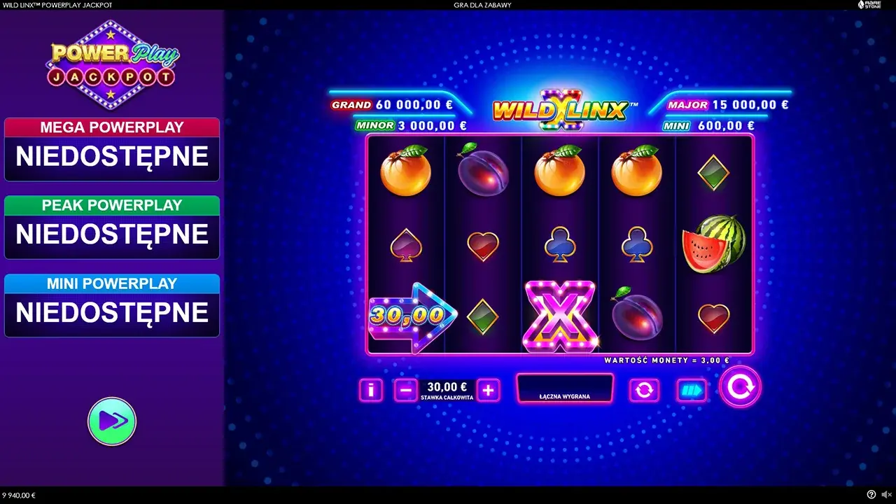 Wild Linx™ Powerplay Jackpot Darmowa Gra Wild Linx™ Powerplay Jackpot Darmowa Gra