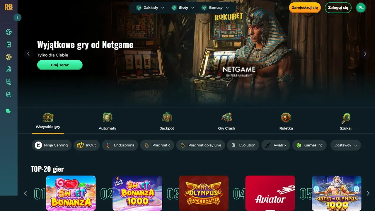 RokuBet Casino Gry RokuBet Casino Gry