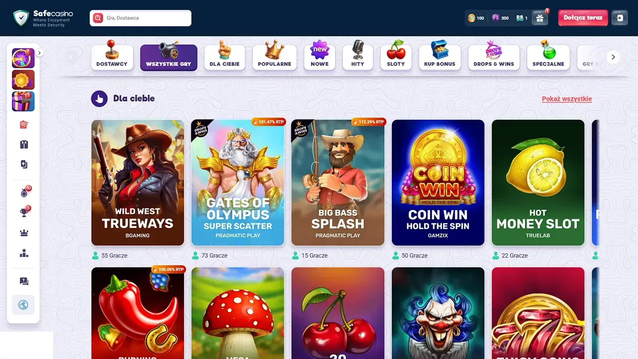 SafeCasino Casino Gry SafeCasino Casino Gry